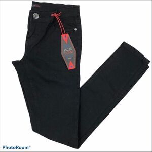 Red Blue Denim Ladies Black‎ Skinny Jeans size 1/2